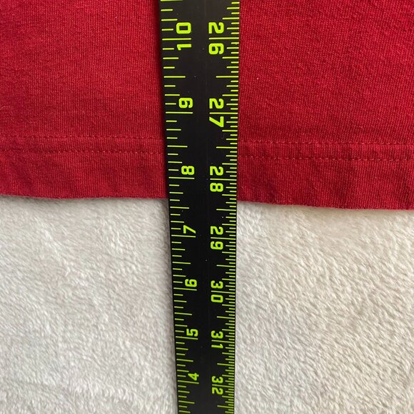 Merona Men's Polo Shirt XL Red Cotton/Polyester Blend - Picture 5 of 8